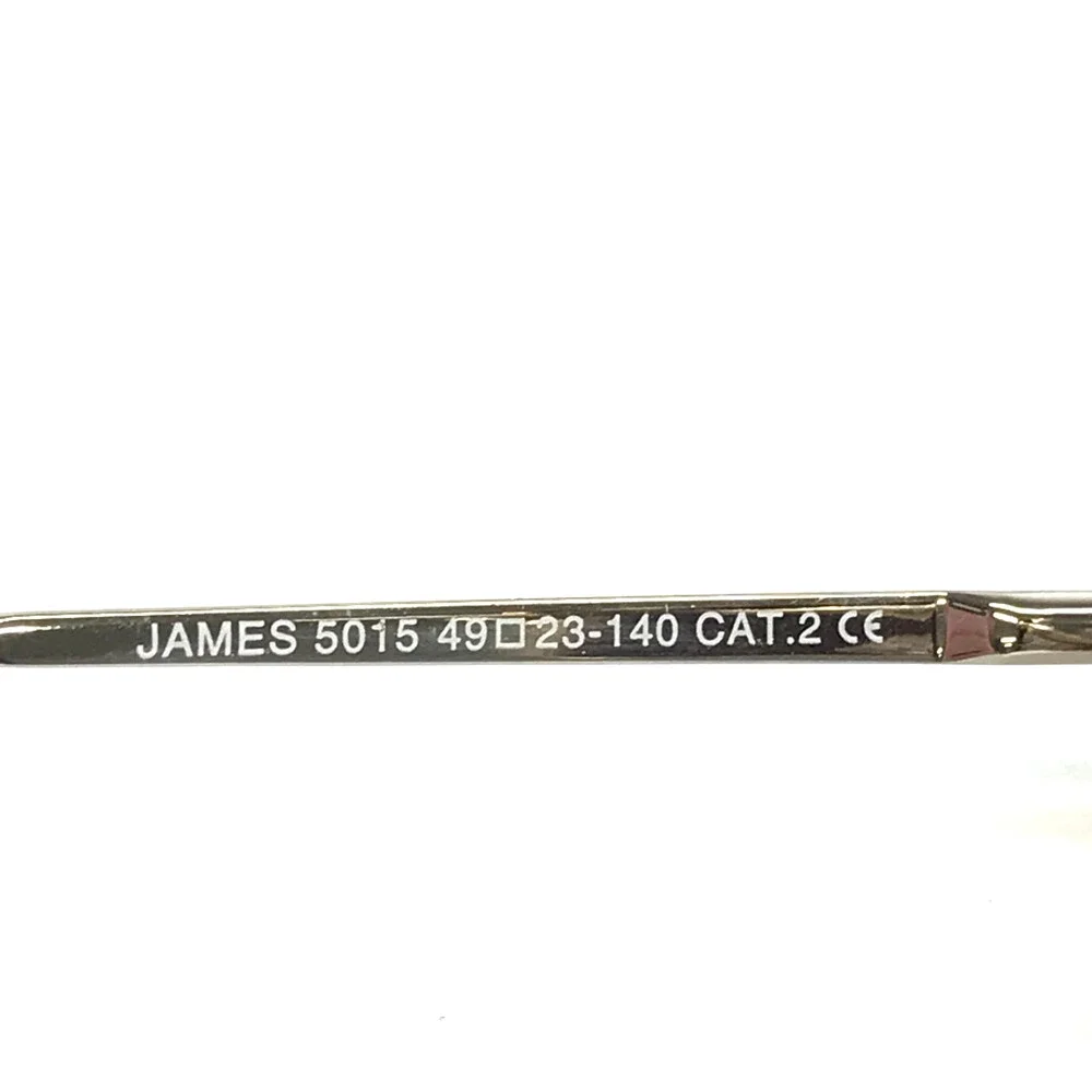 J.F. Rey Sunglasses JAMES 5015 No. 212 Gold Silver Square Frames w/ Brown Lenses